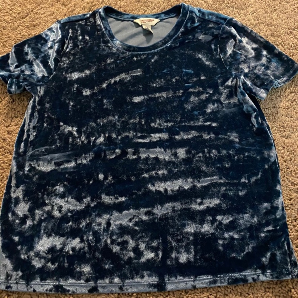 Blue Velvet Short Sleeve